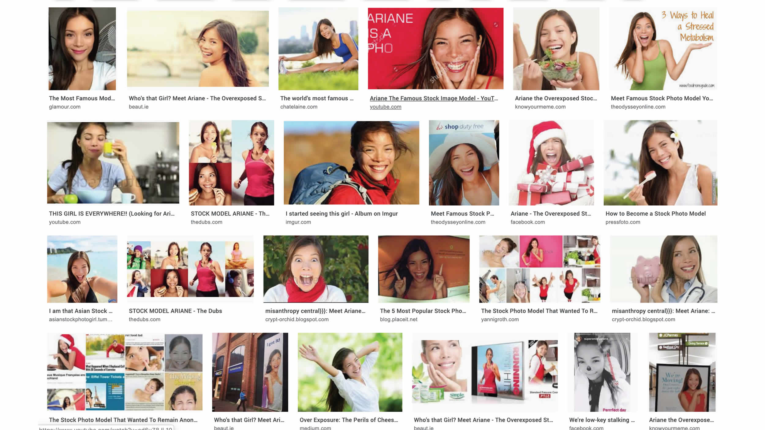 Ariane The Overexposed Stockphoto Model